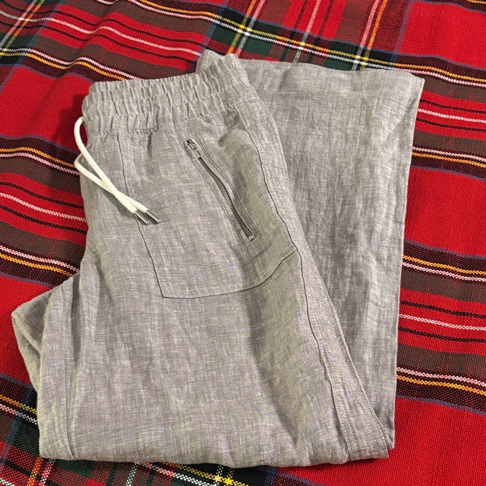 Athleta Cabo Linen Wide Leg Pant. Size 2. - Picture 2 of 13